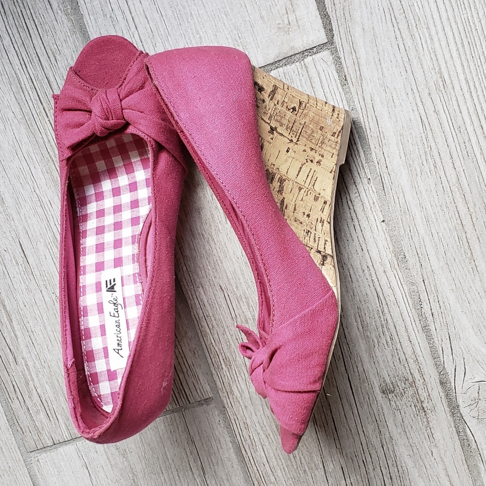 American Eagle Payless peeptoe wedges